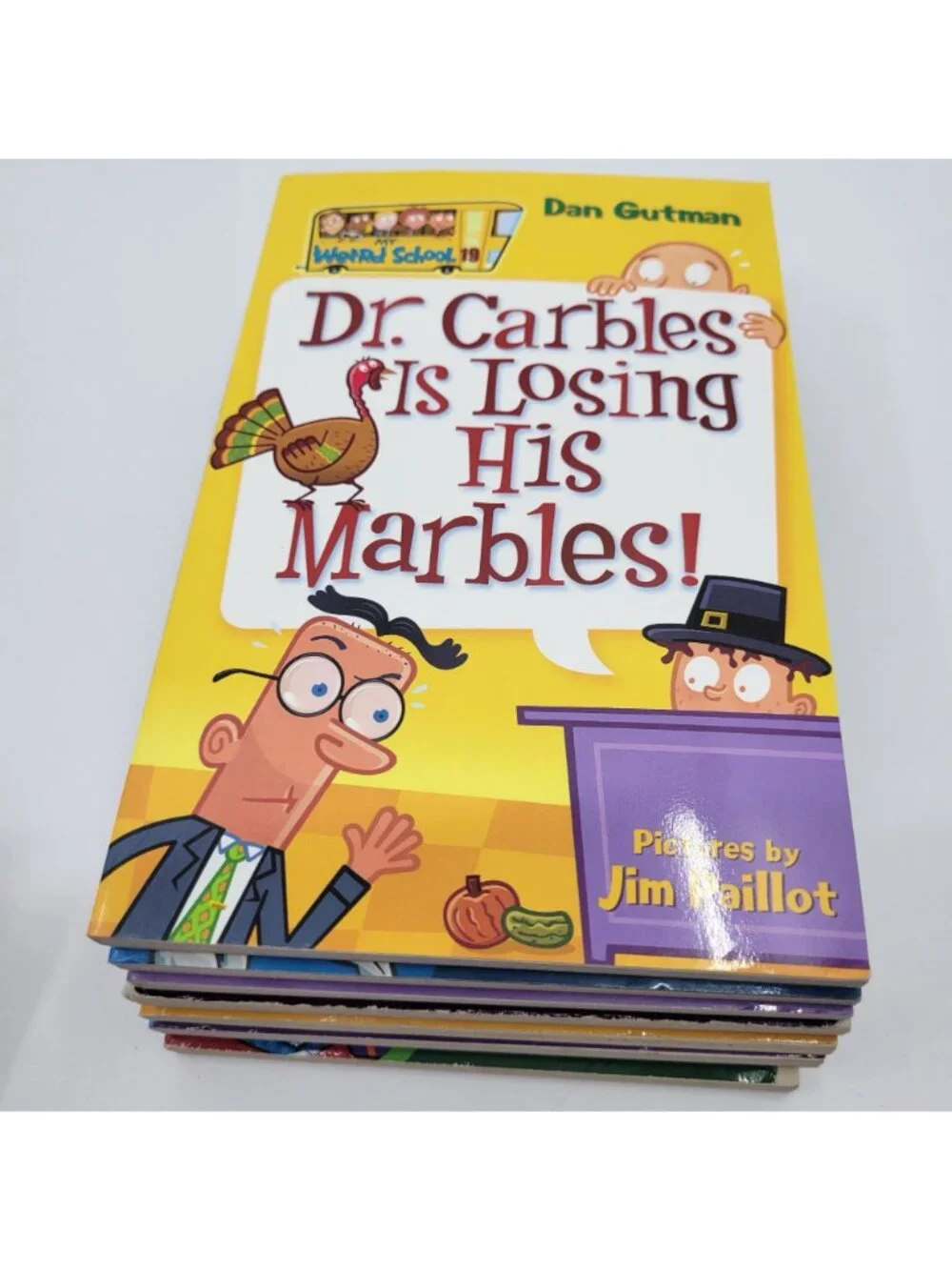 MY WEIRD SCHOOL Lot of 8 Chapter Books by Dan Gutman - Bk317